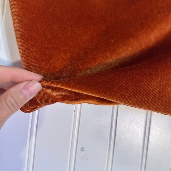 Princess Polly Velvet Orange Tube Top Women’s Size 8 - Picture 2 of 7